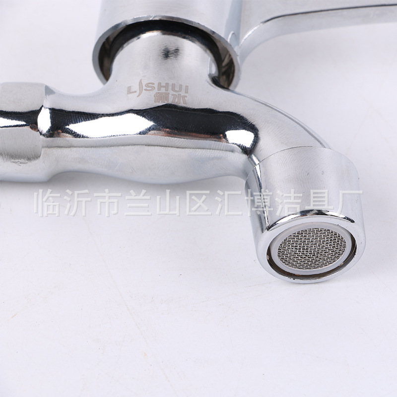 Electroplating Zinc Alloy Water Nozzle Engineering Faucet Long Size Extra Long Washing Machine Faucet Factory Wholesale