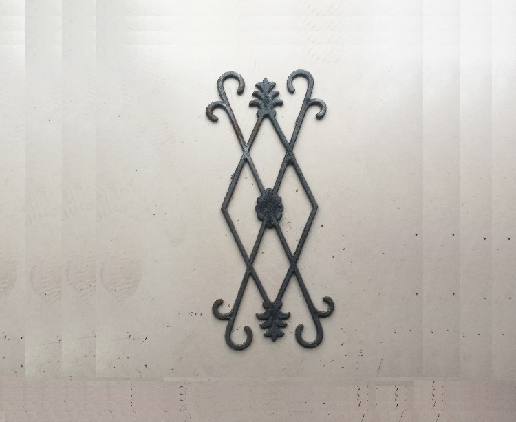 厂家供应铁艺大门配件铸铁小件铸铁花规格190*430 型号1024小款