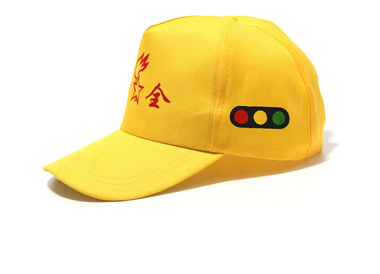 幼儿园学生儿童安全小黄帽广告帽印字过马路团队定制logo鸭舌帽潮