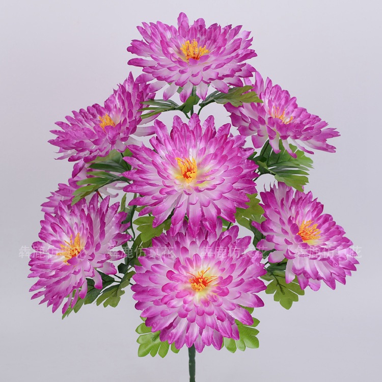 仿真清明菊花清明节祭奠祭祀公墓上坟假菊花花束厂家批发