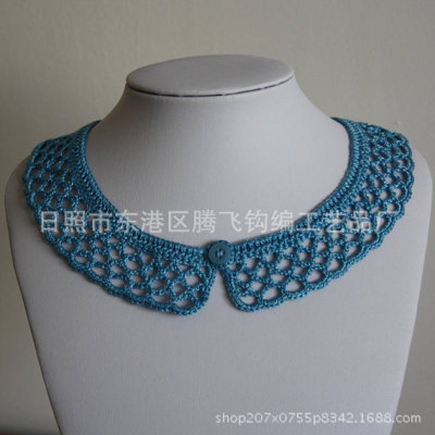 厂家直供手钩服装辅料花边 手钩衣服领子 手勾织带 手钩衣领花边