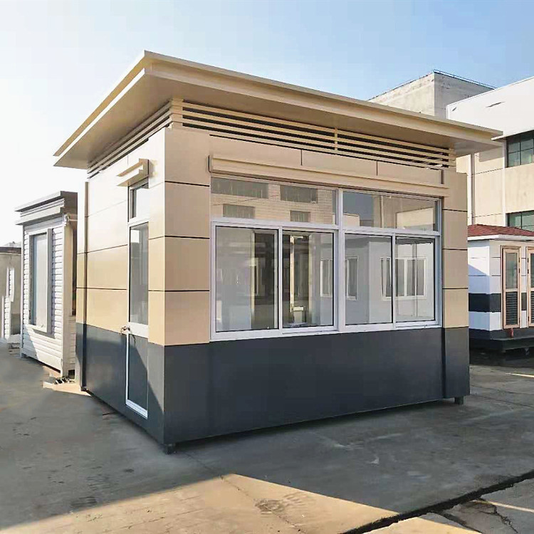 苏州门卫保安亭厂家 昆山物业值班岗亭 镀锌板喷漆岗亭厂家直销