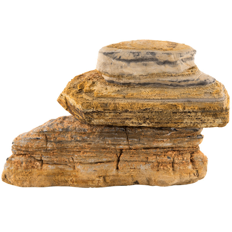 天然千层石原石室内室外假山盆景摆件水族鱼缸装饰造景素材小石头