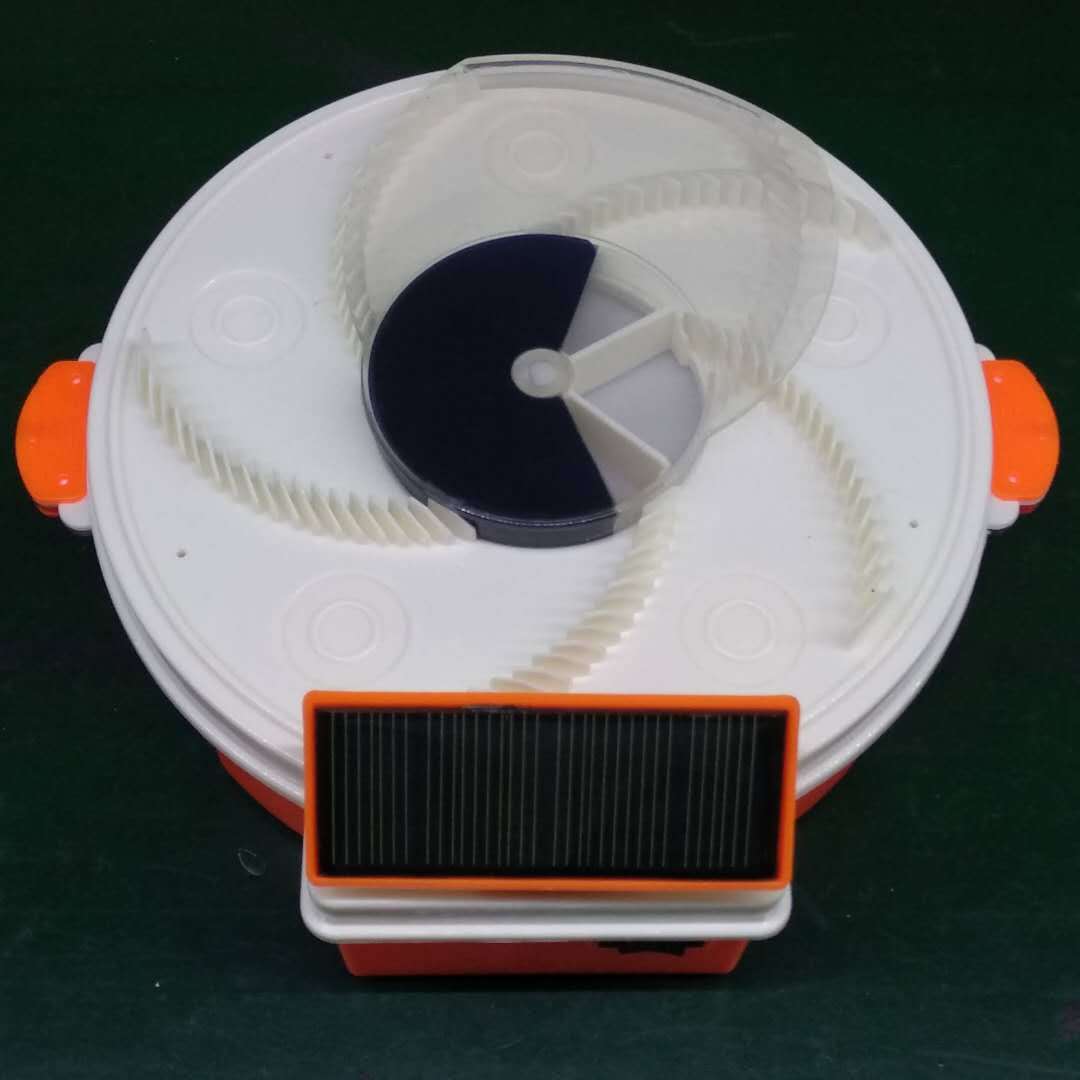 太阳能灭蝇器充电款捕蝇机电动静音旋转捕捉苍蝇家用餐厅食堂使用