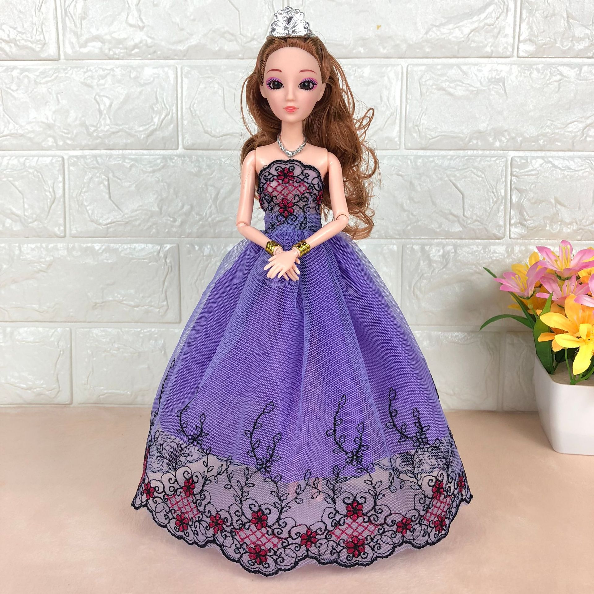 特价爆款新齐娃娃婚纱娃娃洋娃娃刺绣裙子换装玩具女孩礼品bb