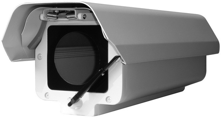 监控摄像机防护罩带雨刷15寸(yk839)