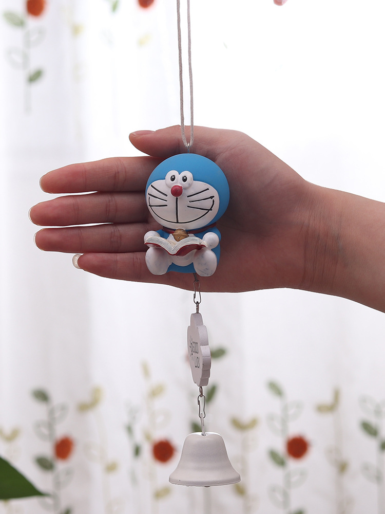哆啦a梦风铃挂饰蓝胖子生日礼物女生卧室铃铛挂件创意叮当猫挂饰