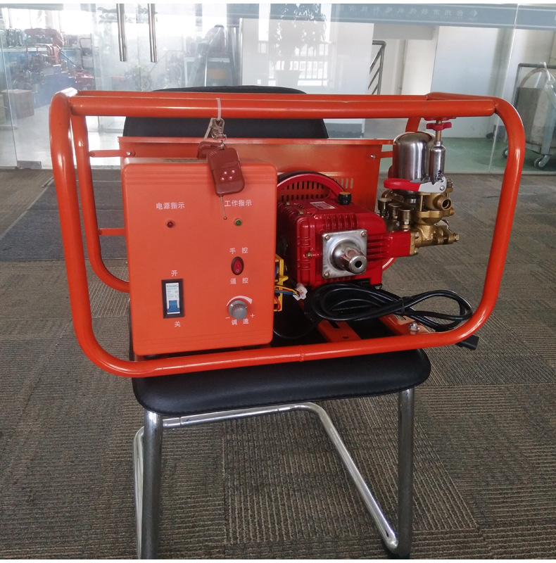 台州电动喷雾器48v 60v电动打药泵 遥控园林果树打药机喷雾机