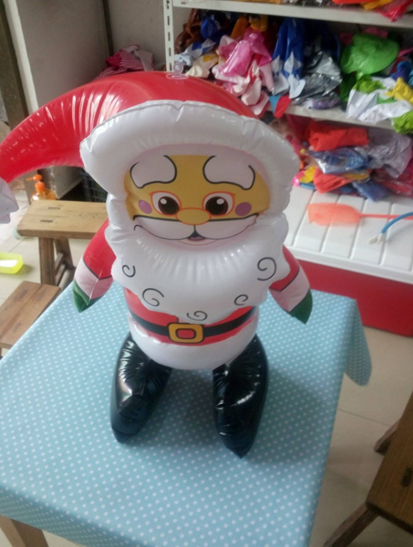 pvc玩具 充气圣诞老人 节日用品圣诞节玩具 仿真儿童玩具广告礼品