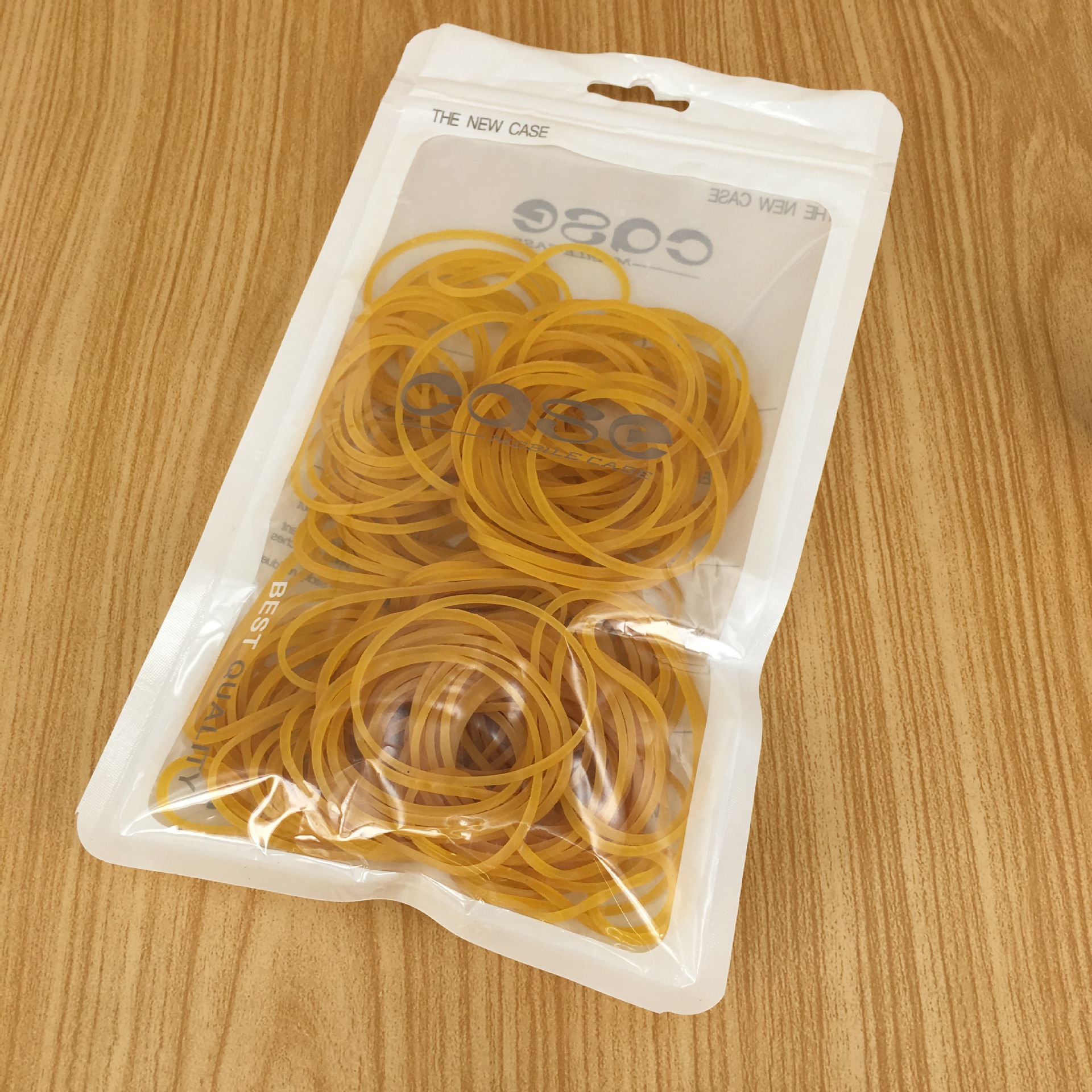 厂家直销黄色橡皮筋 橡胶黄皮筋 一次性皮筋 地摊热卖两元饰品