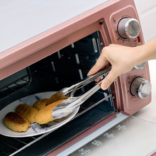 H692多功能厨房家用烘焙食品夹 不锈钢面包夹 烧烤烤肉食物夹批发