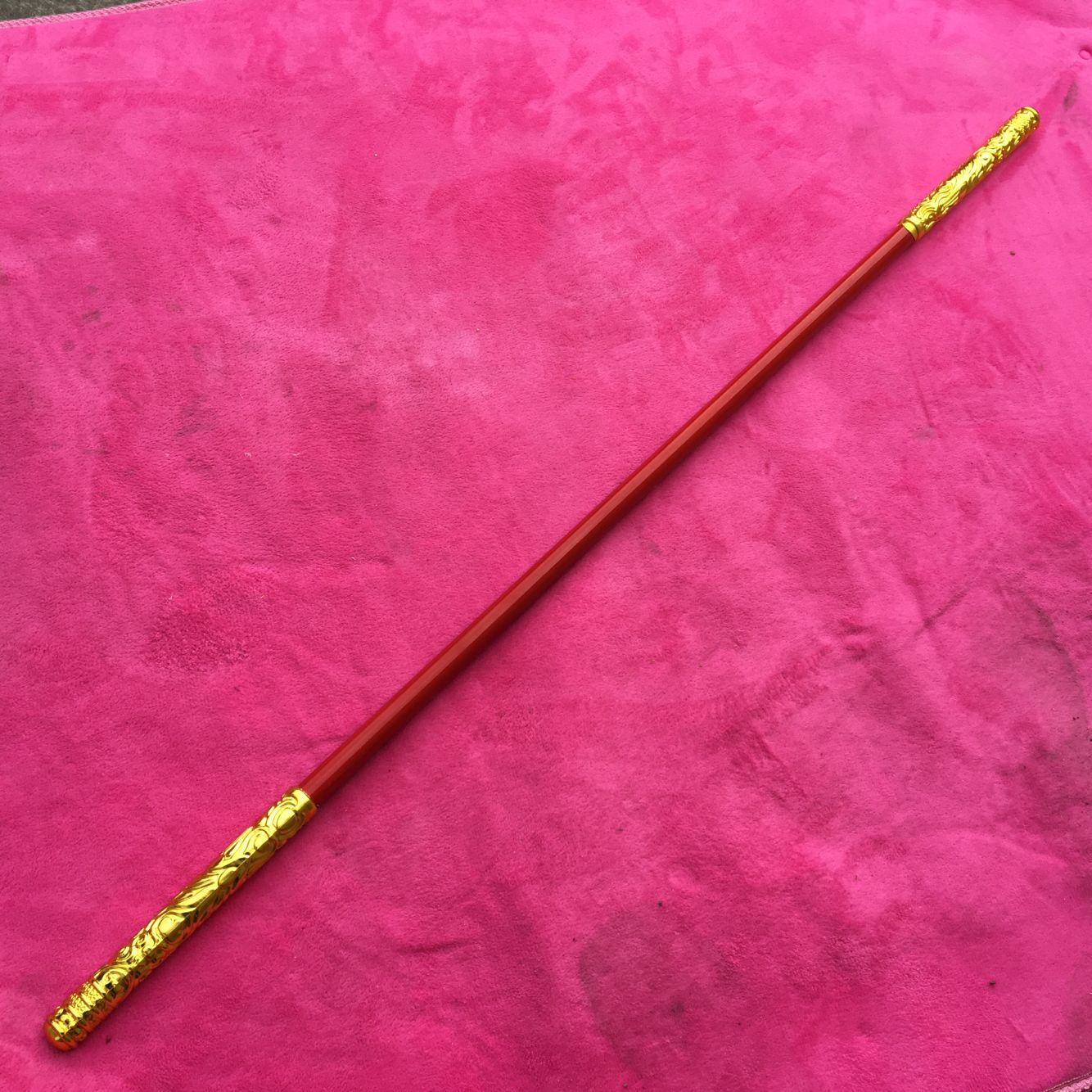 厂家批发新款不锈钢伸缩金箍棒兵器齐天大圣棒子儿童玩具长棍