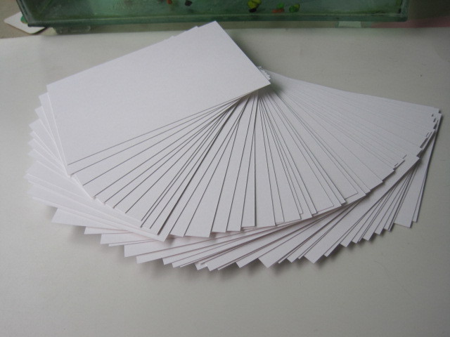 diy空白明信片 橡皮章 空白手绘350g 荷兰白卡纸 50片
