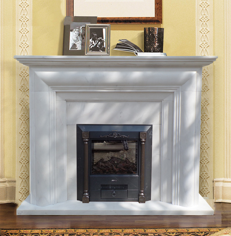 埃米石雕欧式壁炉 天然石材 定制款式 室内壁炉摆件 ffblss-071