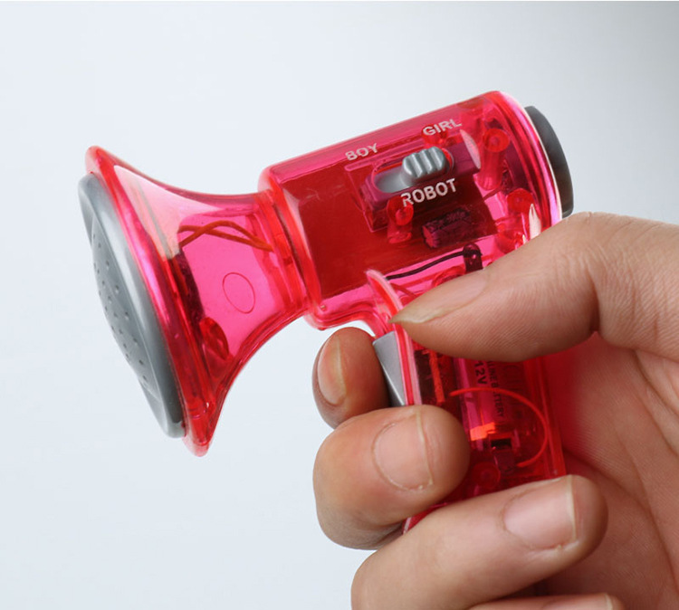 儿童电动发声玩具 迷你卡通益智搞笑对讲机扩音器 外贸变声小喇叭