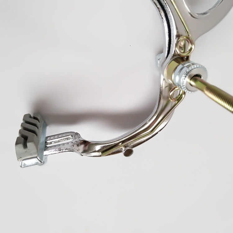 自行车26镀铬钳形闸 线闸弓 加厚81前闸 前刹车器 单车前后车刹闸