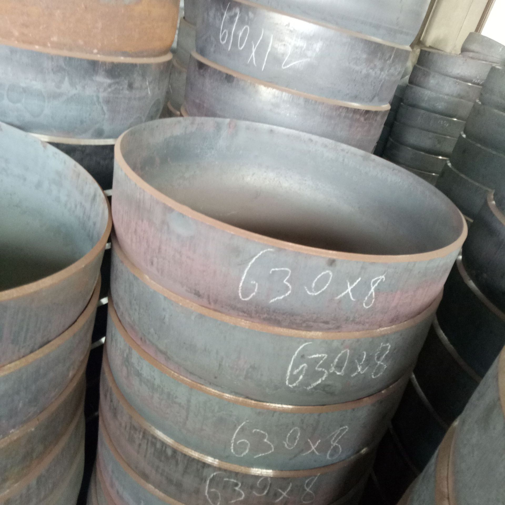 河北高迪生产大口径碳钢封头 dn600封头 国标封头规格齐全