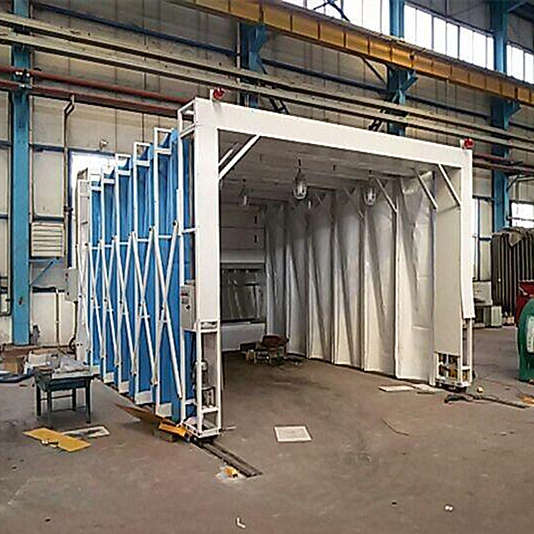 现货批发 简易自动伸缩喷漆房 无尘节能环保 伸缩烤漆房 可定制