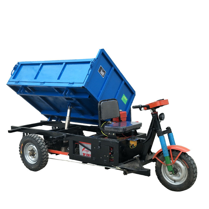 侧翻翻斗车电动侧翻翻斗车液压侧翻自卸电动三轮车-阿里巴巴
