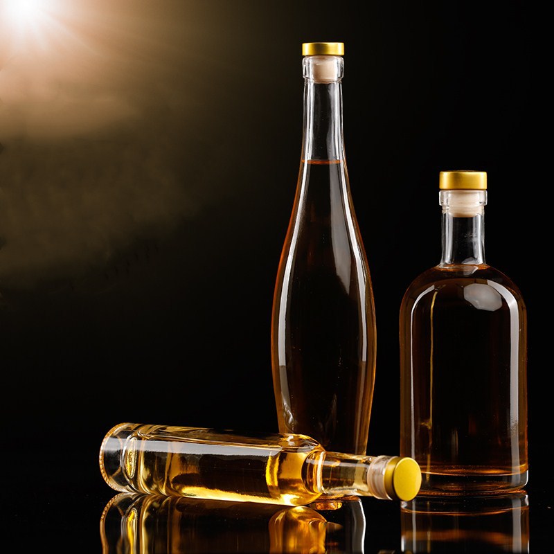 冰酒瓶玻璃空瓶375ml酒瓶创意红酒瓶500ml葡萄酒果酒玻璃酒瓶