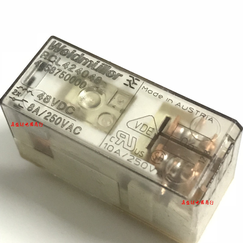魏德米勒继电器rcl424048中间继电器