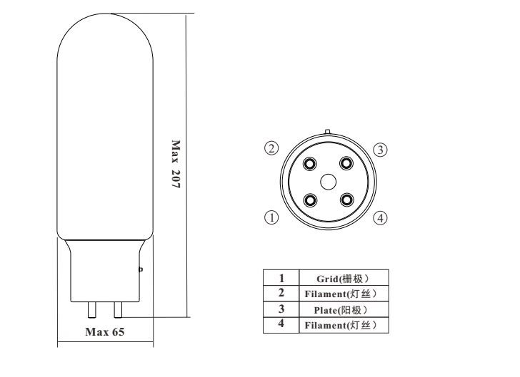 贵族之声psvane 高端acme电子管 a211电子管 直代211电子管
