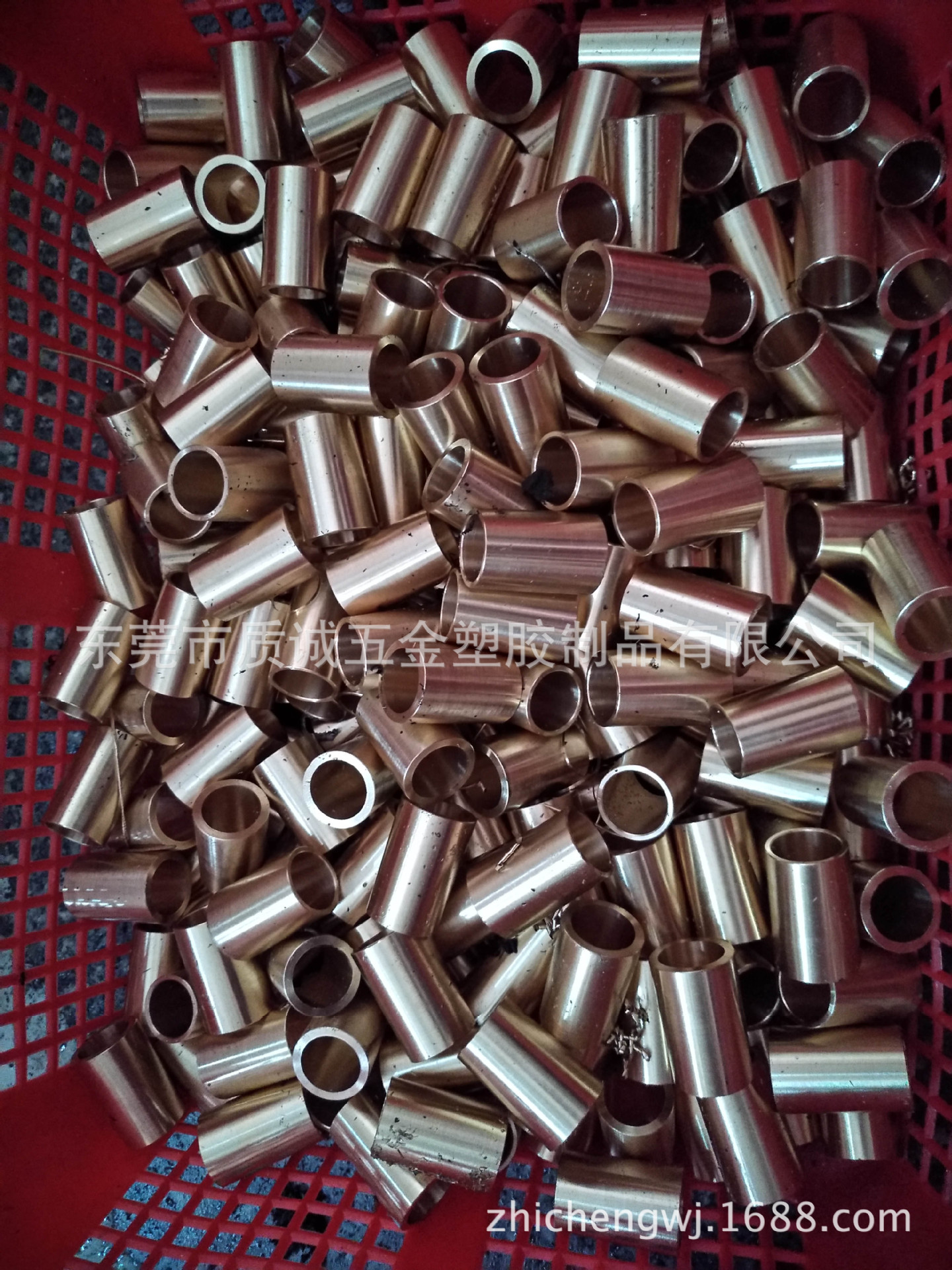 拐杖铜套铜管五金配件130mm精密小铜套压花铜套电机铜套车床件