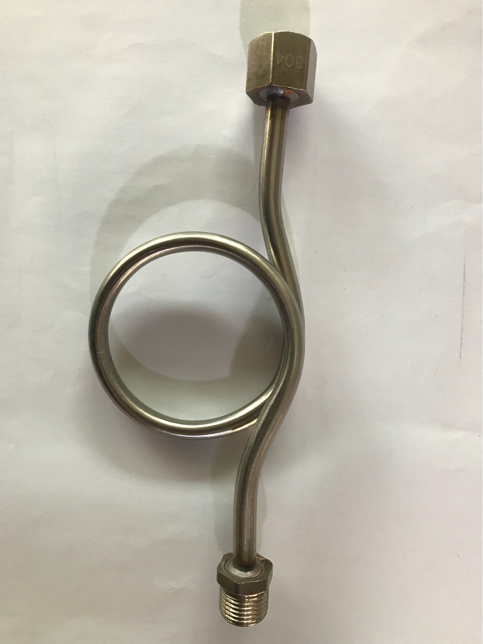 304不锈钢缓冲管内丝20x15外丝12