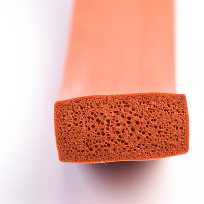 厂家供应硅胶发泡海绵密封条 机械设备耐高温硅橡胶阻燃密封条