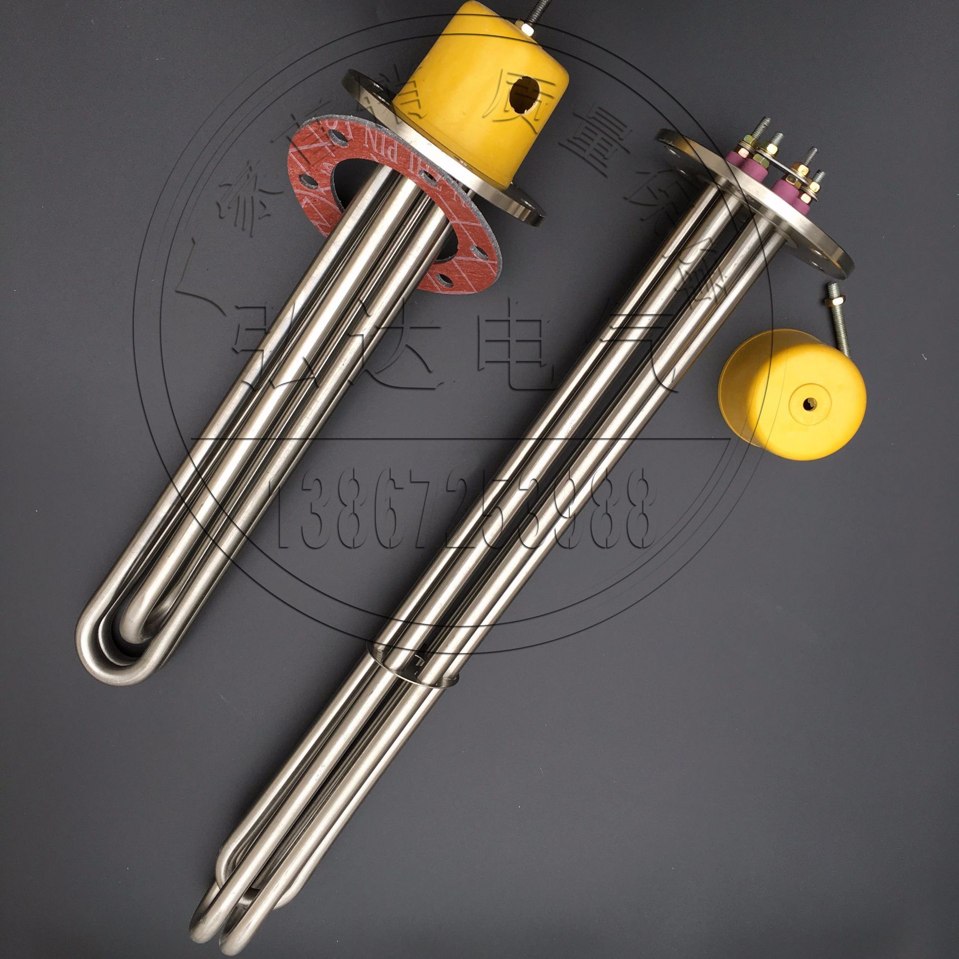 sry2 2kw管状电加热器 法兰式电热管 浸入式油加热器 定制电热管