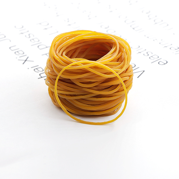 4黄色橡皮筋工业牛皮筋橡胶圈橡皮圈皮筋圈制品