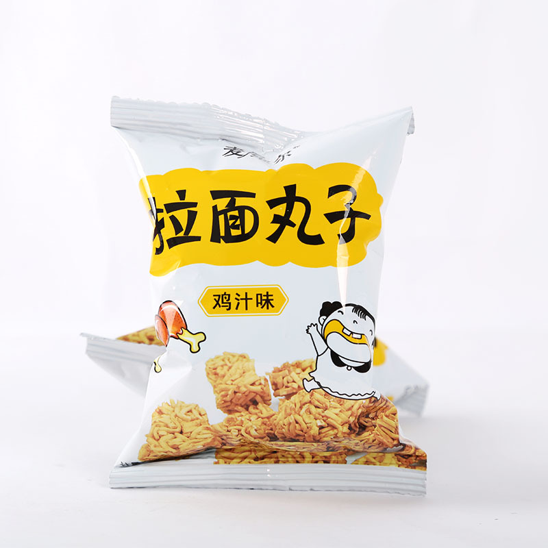 麦维尔拉面丸子碎面点心面干脆面方便面休闲散装零食品6斤/箱
