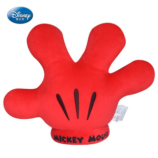 长亿米奇米妮米老鼠毛绒手掌表演道具手偶创意卡通靠垫厂家直销