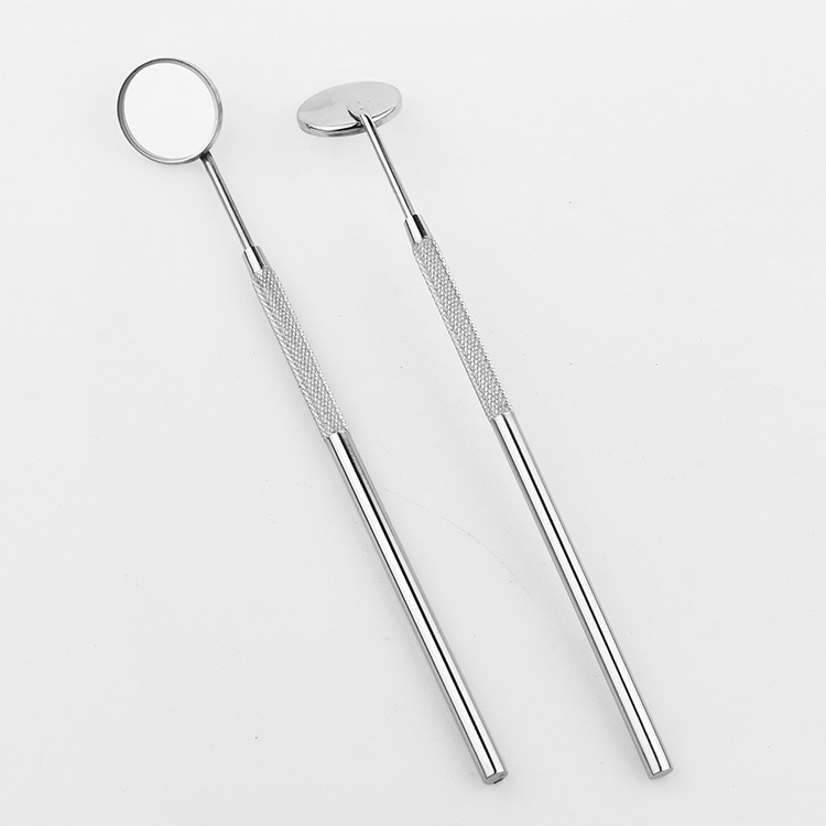 不锈钢牙医镜牙科口腔检查镜化妆镜子检查口腔镜子内窥镜牙医工具