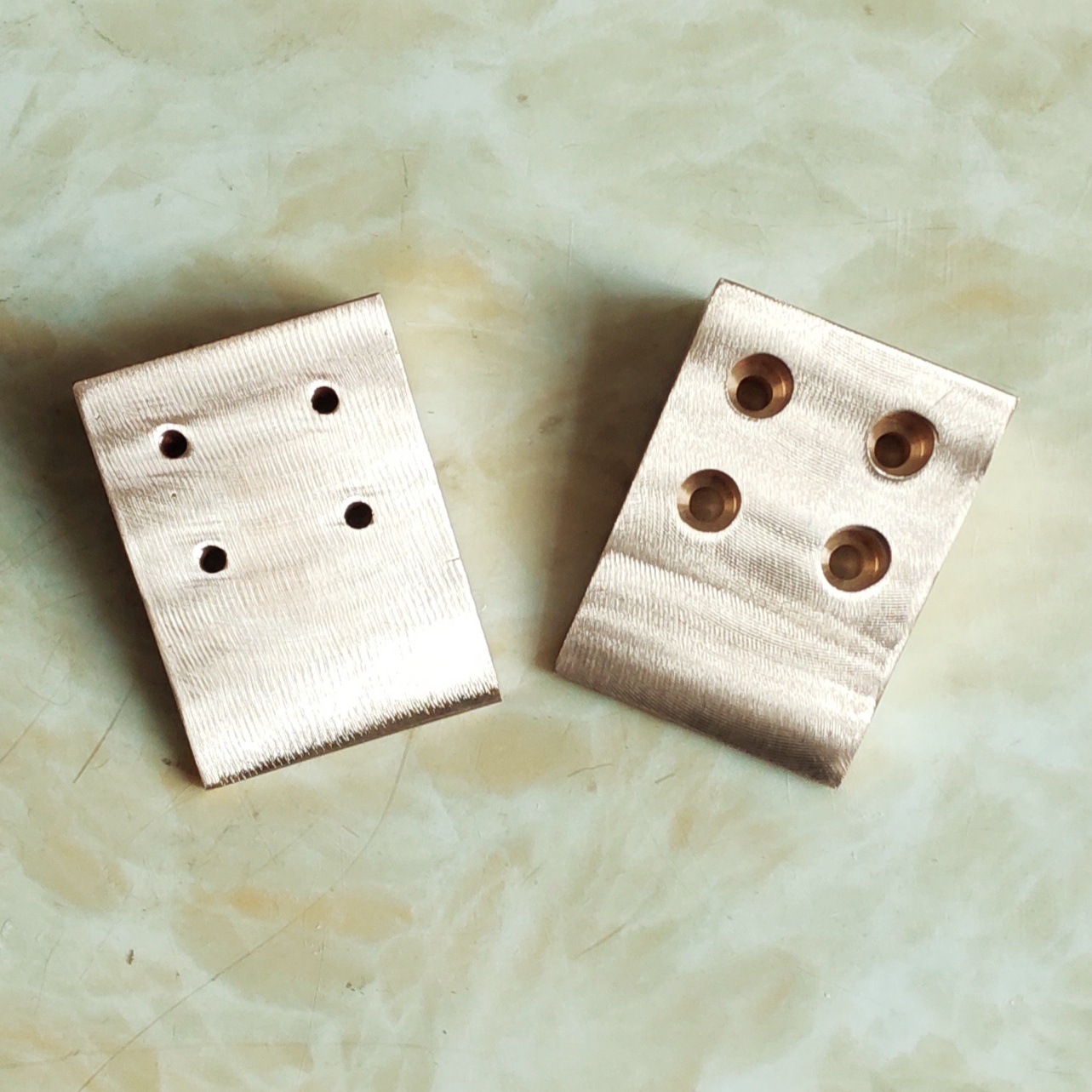 导电阴极铜v座铜三角导电头来图定制