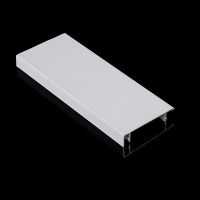 货源供应烤漆白铝合金踢脚线 防水金属踢脚板 酒店办公室装饰线条