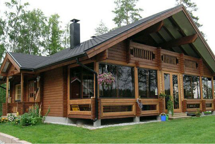 厂家定制松木木屋 景区可移动售货亭 时尚精美活动板房