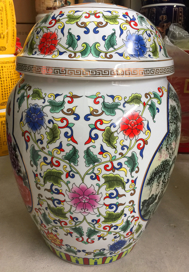 可加工定制殡葬用品防潮陶瓷骨灰坛子 白事丧葬下葬工艺品骨灰盒