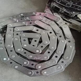 厂家直销 不锈钢带耳链条 304不锈钢工业链条 双节距带弯板输送链