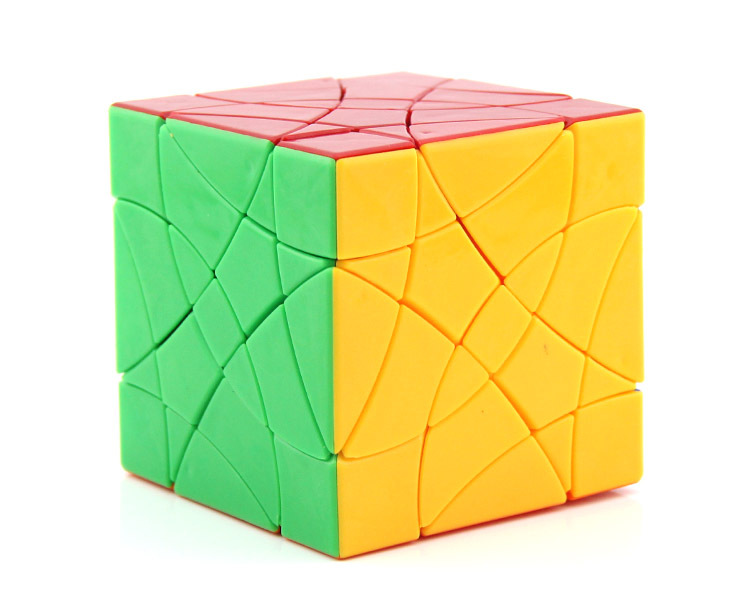 大雁双飞燕魔方 创意新奇异形六色顺滑智力dayan收藏魔方玩具批发