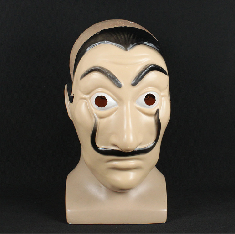 纸钞屋纸牌屋la casa de papel达利dali面具面罩cosplay周边道具