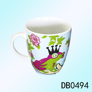 动物卡通陶瓷杯 定制青蛙图案个性logo礼品可爱马克杯批发厂家
