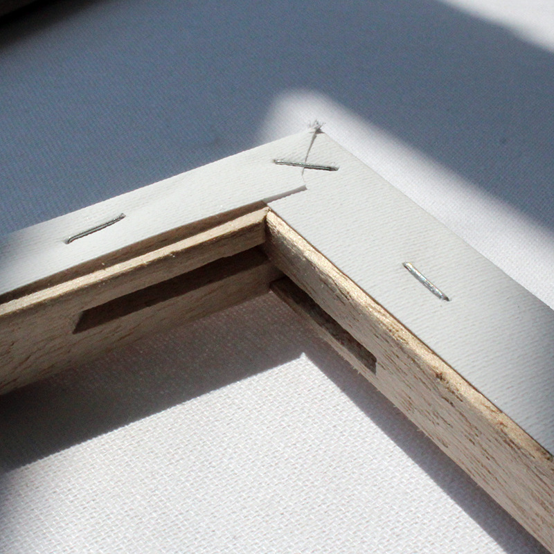 供应帆布油画框纯棉白油画布框规格多油画框水彩框3050手绘油画框