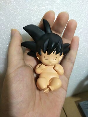 七龙珠 q版树脂幼年悟空 小悟空 手办模型景品公仔摆件 悟空宝宝