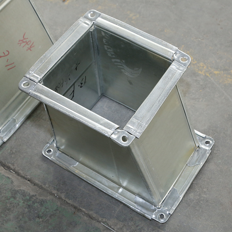 镀锌板碳钢风管变径可定制白铁皮通风管道设备不锈钢镀锌板风管