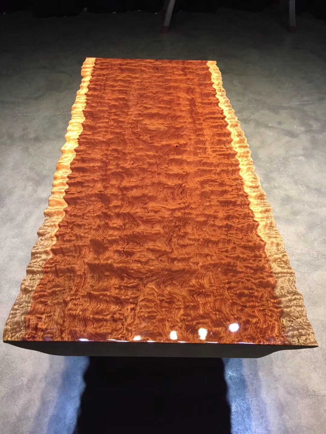 实木大板巴花奥坎非洲花梨木红木家具家居老板桌厂家直销-可定做