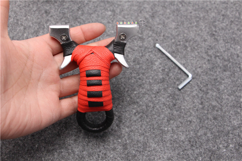 合金反曲锁凤弹弓免绑光纤移动十字瞄点扁皮上螺丝夹片 超凡弹弓