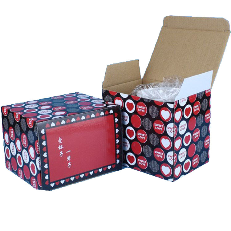 热转印杯子包装盒 彩盒 彩色马克杯盒子 热转印盒子 杯子礼品盒