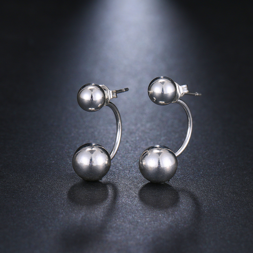 世莹 欧美外贸尾货环保铜镀银耳饰 耳扣 民族风 耳环 耳钉 可订做