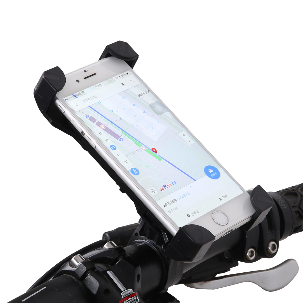 Mountain Bike Phone Holder Electric Car Bicycle Cellphone Holder Motorcycle Mobile Phone Fixed 360 Adjustment Mobile Phone Stand